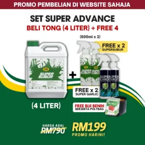 Pakej Super Advance (4 Liter)+ FREE 4 Items